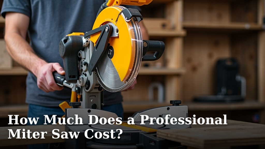 How Much Does a Professional Miter Saw Cost?