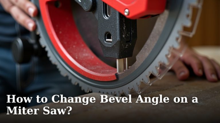 How to Change Bevel Angle on a Miter Saw?