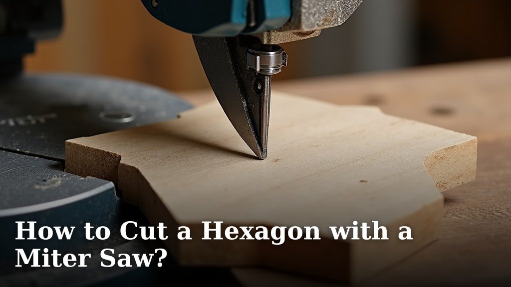 How to Cut a Hexagon with a Miter Saw?