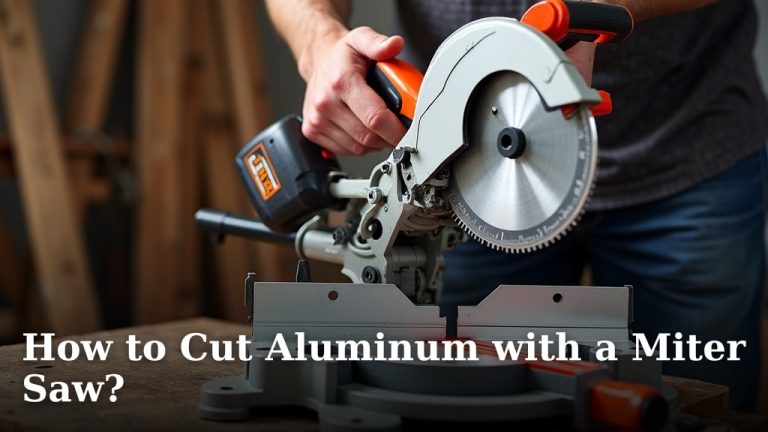How to Cut Aluminum with a Miter Saw?