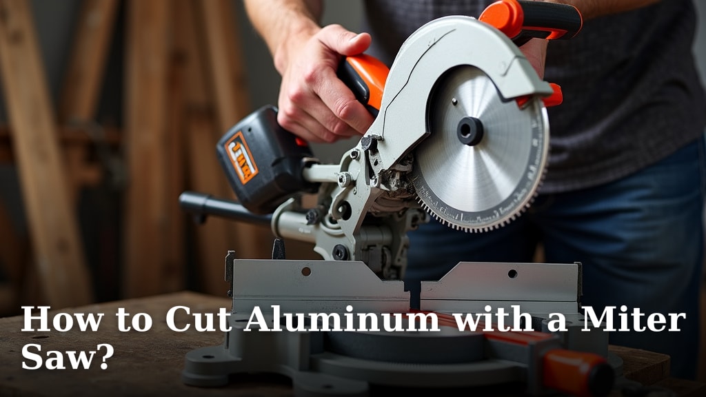 How to Cut Aluminum with a Miter Saw?