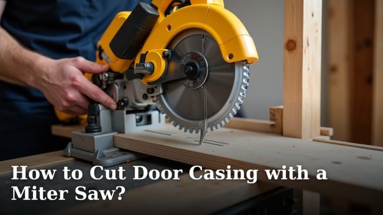 How to Cut Door Casing with a Miter Saw?