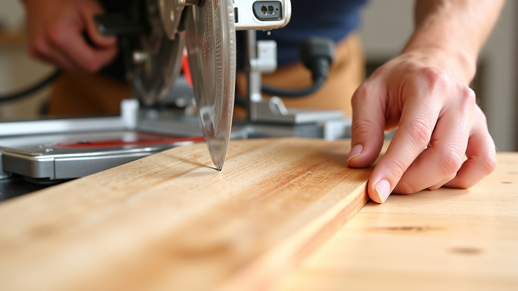 Making Perfect Cuts in Hardwood with Your Miter Saw