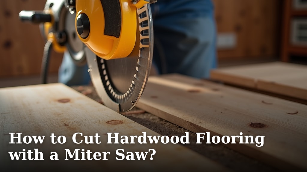 How to Cut Hardwood Flooring with a Miter Saw?