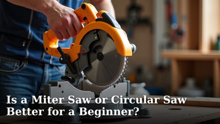 Is a Miter Saw or Circular Saw Better for a Beginner?