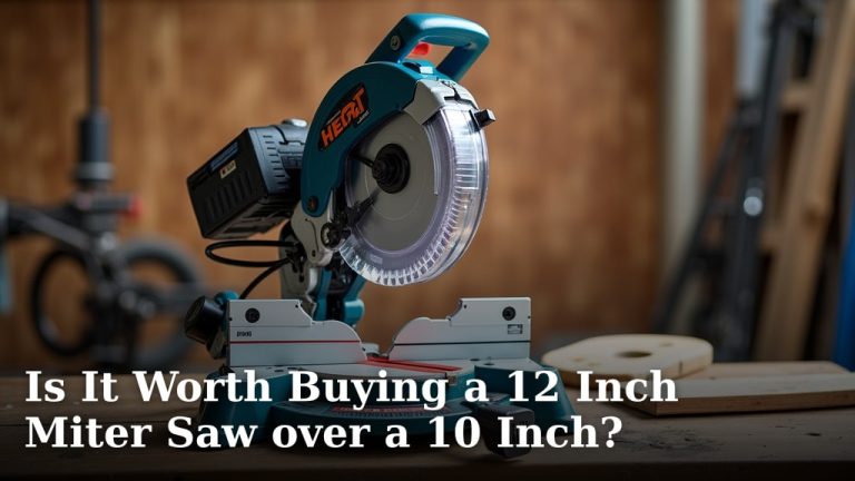 Is It Worth Buying a 12 Inch Miter Saw over a 10 Inch?