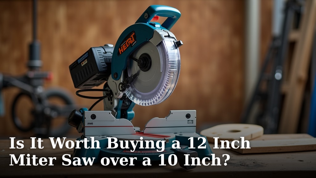 Is It Worth Buying a 12 Inch Miter Saw over a 10 Inch?