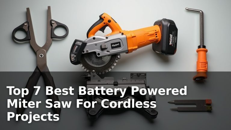 Top 7 Best Battery Powered Miter Saw For Cordless Projects