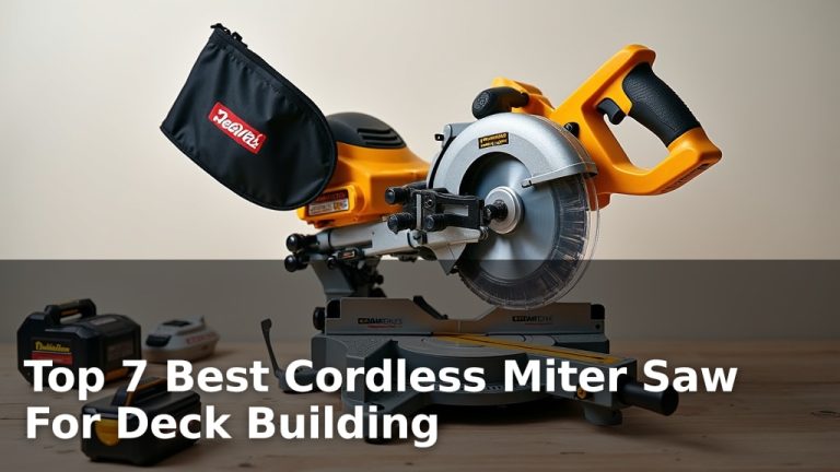 Top 7 Best Cordless Miter Saw For Deck Building