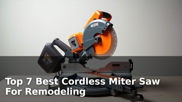 Top 7 Best Cordless Miter Saw For Remodeling