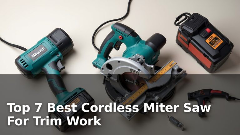 Top 7 Best Cordless Miter Saw For Trim Work