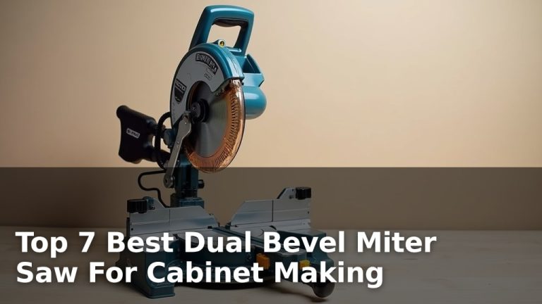 Top 7 Best Dual Bevel Miter Saw For Cabinet Making