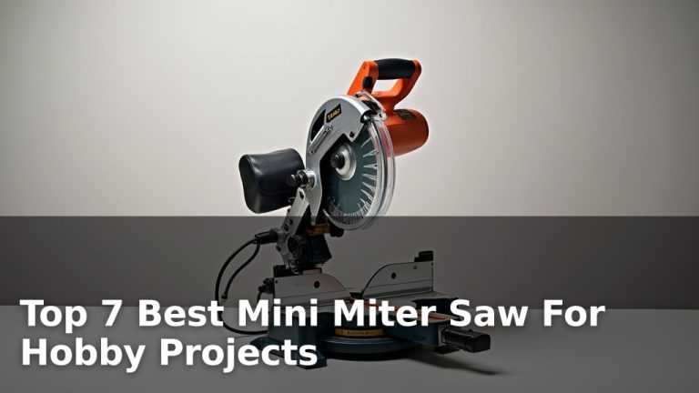 Top 7 Best Mini Miter Saw For Hobby Projects