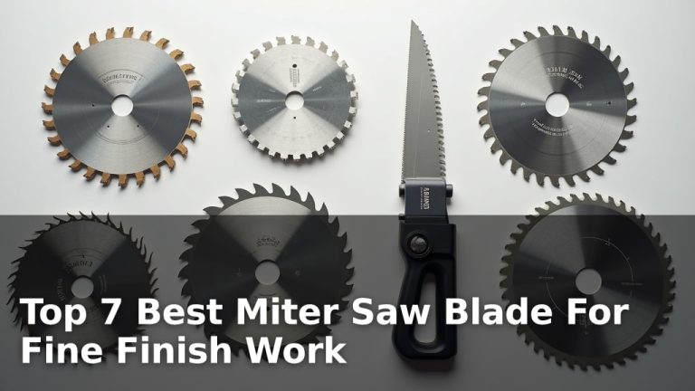 Top 7 Best Miter Saw Blade For Fine Finish Work