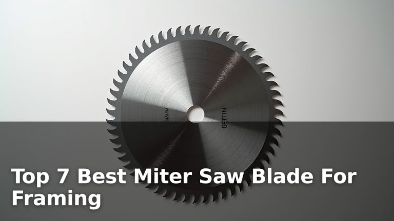 Top 7 Best Miter Saw Blade For Framing