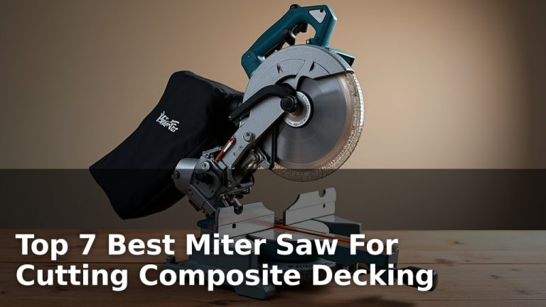 Top 7 Best Miter Saw For Cutting Composite Decking