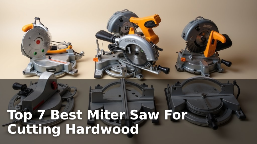Top 7 Best Miter Saw For Cutting Hardwood