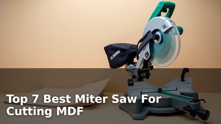 Top 7 Best Miter Saw For Cutting MDF