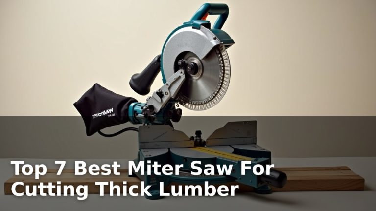 Top 7 Best Miter Saw For Cutting Thick Lumber