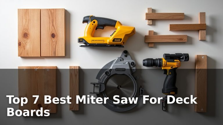 Top 7 Best Miter Saw For Deck Boards
