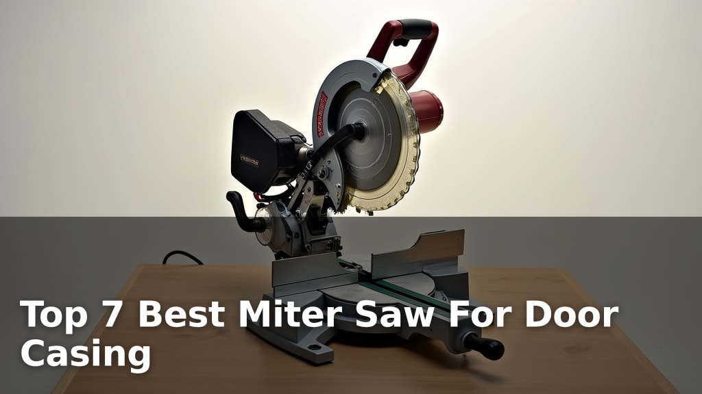 Top 7 Best Miter Saw For Door Casing