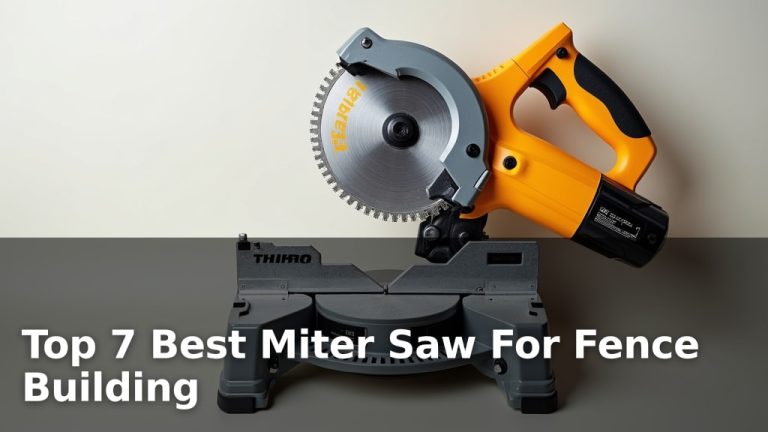 Top 7 Best Miter Saw For Fence Building