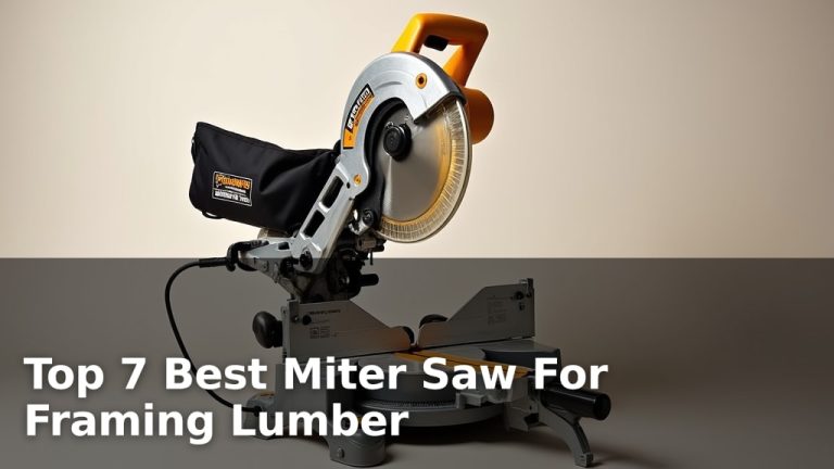 Top 7 Best Miter Saw For Framing Lumber