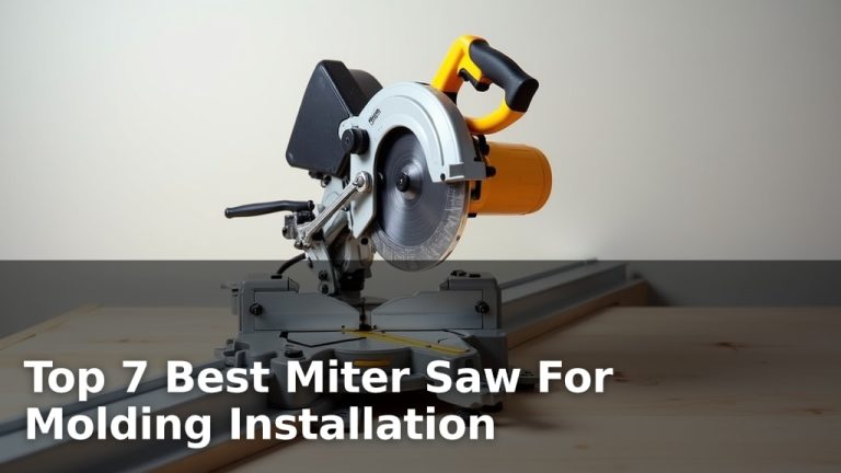 Top 7 Best Miter Saw For Molding Installation