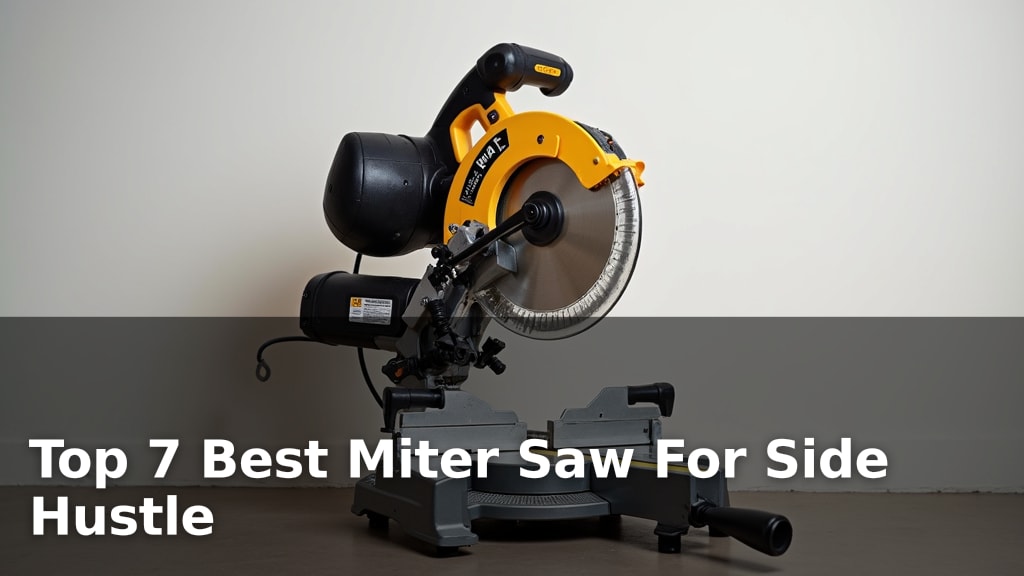 Top 7 Best Miter Saw For Side Hustle