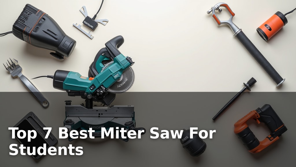Top 7 Best Miter Saw For Students
