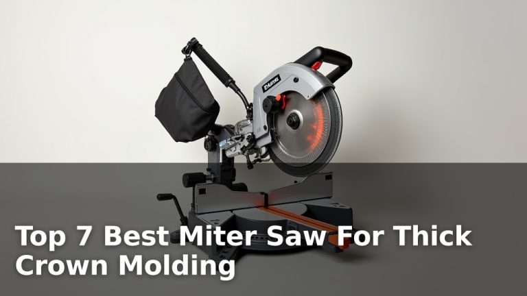 Top 7 Best Miter Saw For Thick Crown Molding