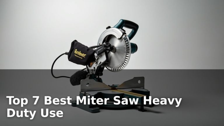 Top 7 Best Miter Saw Heavy Duty Use