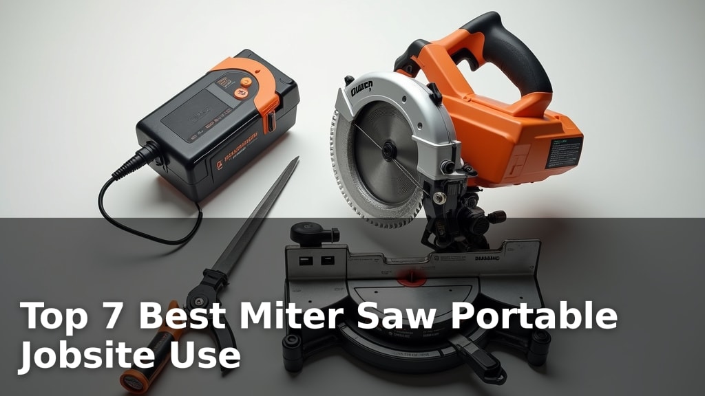 Top 7 Best Miter Saw Portable Jobsite Use