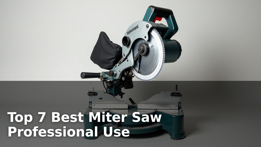Top 7 Best Miter Saw Professional Use
