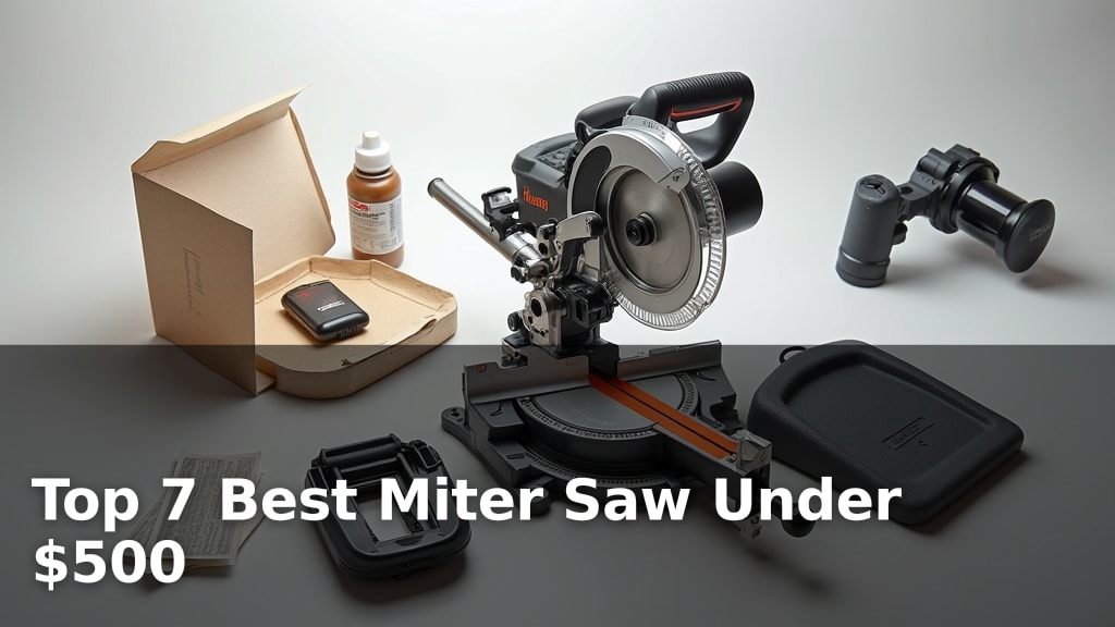 Top 7 Best Miter Saw Under $500