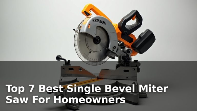 Top 7 Best Single Bevel Miter Saw For Homeowners