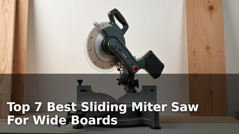 Top 7 Best Sliding Miter Saw For Wide Boards