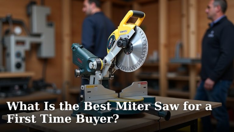 What Is the Best Miter Saw for a First Time Buyer?
