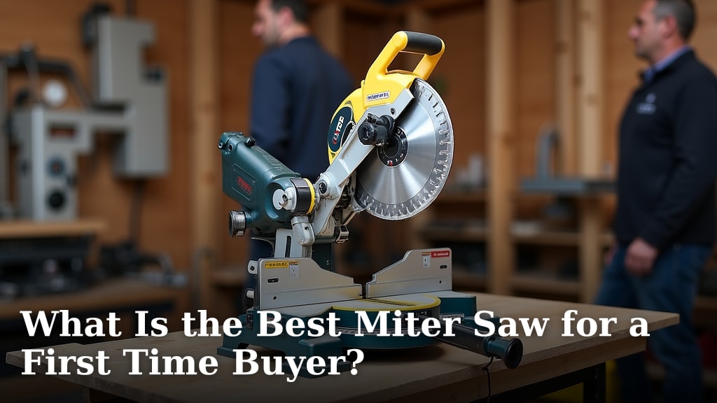 What Is the Best Miter Saw for a First Time Buyer?