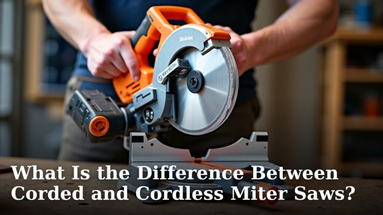 What Is the Difference Between Corded and Cordless Miter Saws?
