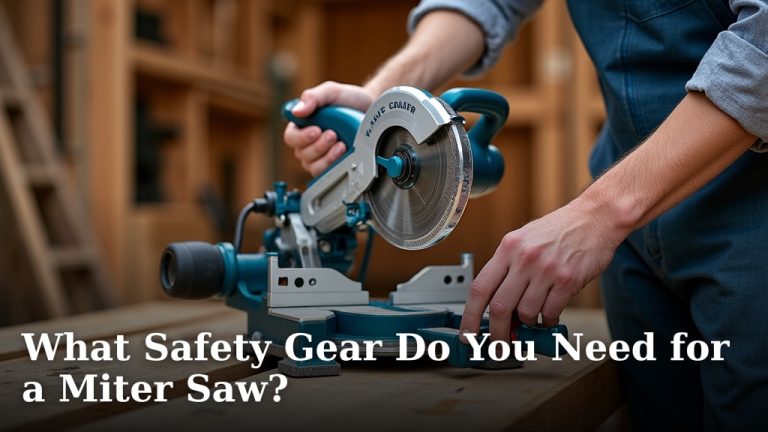 What Safety Gear Do You Need for a Miter Saw?
