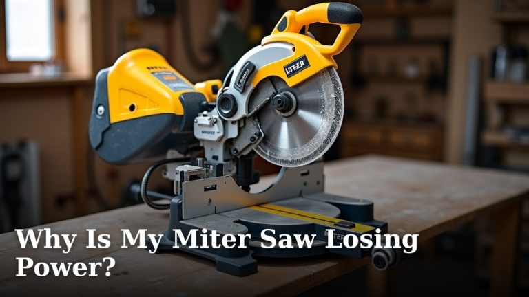 Why Is My Miter Saw Losing Power?
