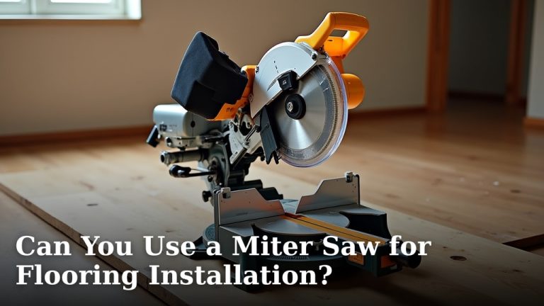 Can You Use a Miter Saw for Flooring Installation?