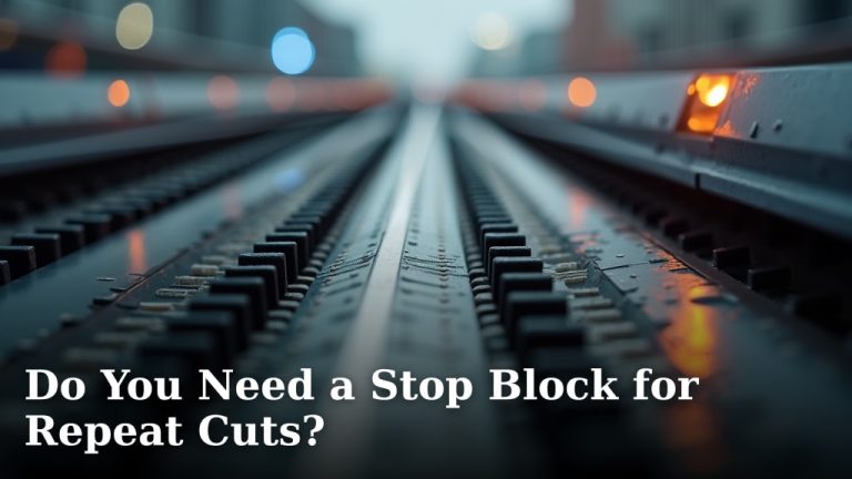Do You Need a Stop Block for Repeat Cuts?