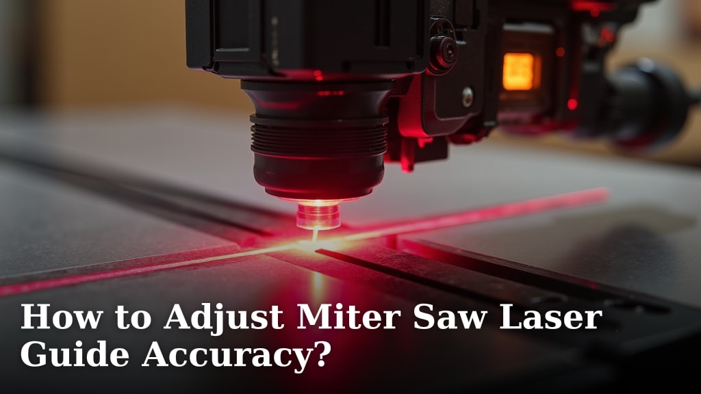How to Adjust Miter Saw Laser Guide Accuracy?