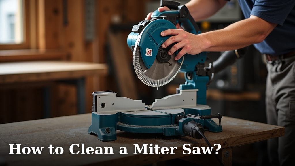 How to Clean a Miter Saw?