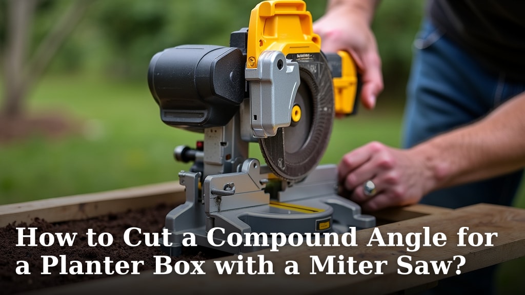 How to Cut a Compound Angle for a Planter Box with a Miter Saw?