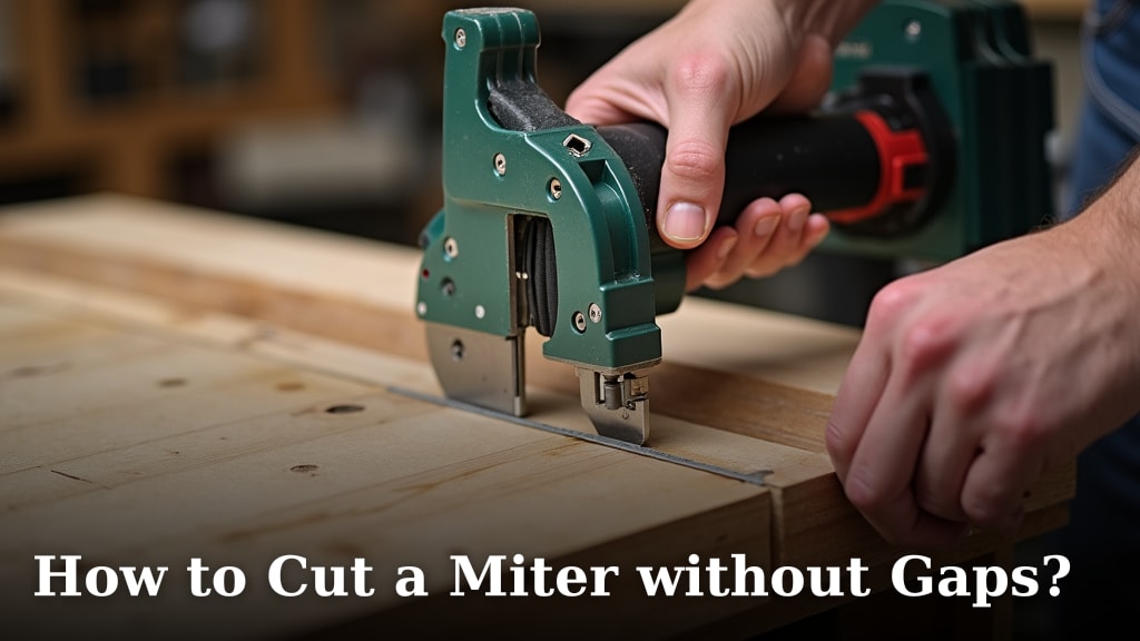 How to Cut a Miter without Gaps?