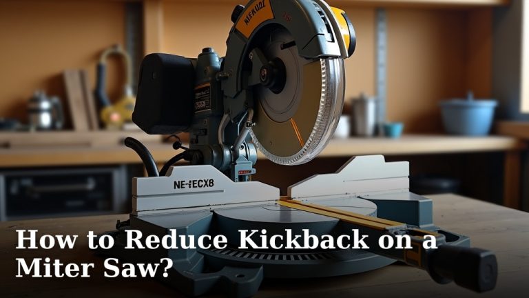 How to Reduce Kickback on a Miter Saw?