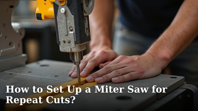 How to Set Up a Miter Saw for Repeat Cuts?